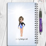4314 personalised gymnastics a5 notebook 3
