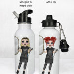 personalised hairdresser 600ml water bottle