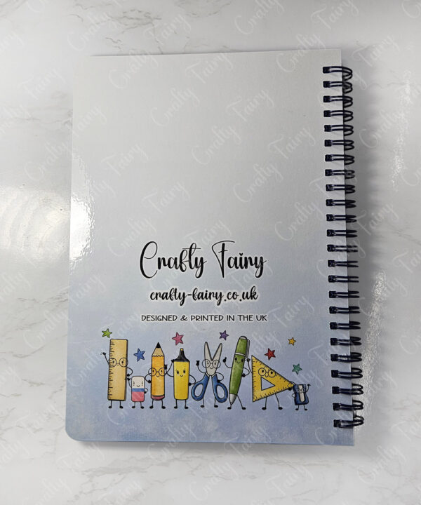 personalised teen girl kawaii a5 weekly planner softback notebook