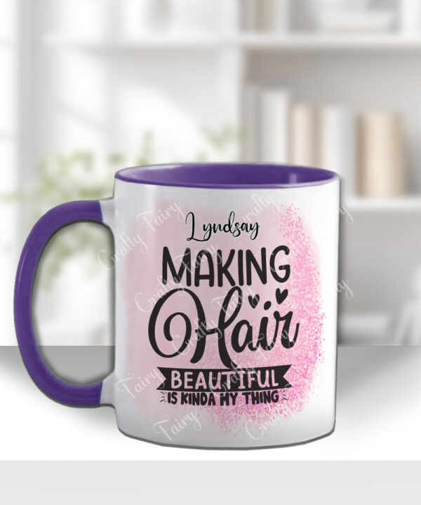595 hairdresser customised mug gift 2