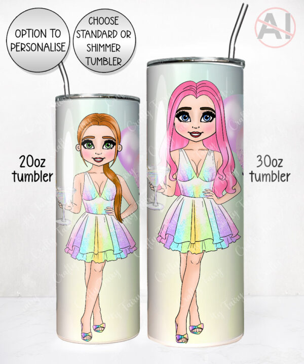 857 personalised unicorn lover tumbler 3
