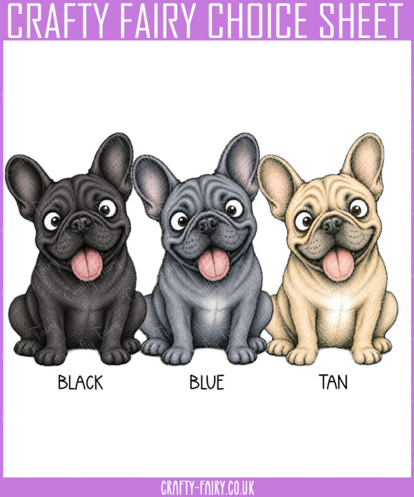 personalised playful french bulldogs frenchies 2027 dog calendar 3 colour options