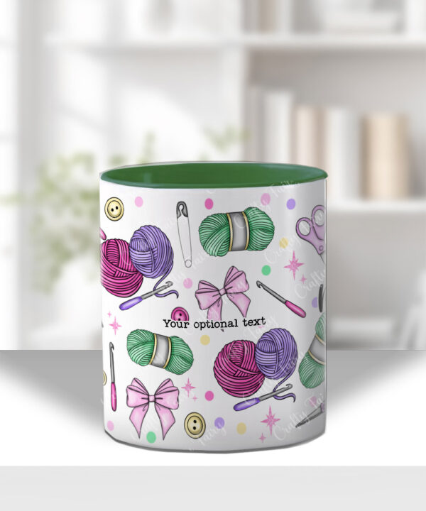 personalised crochet lover mug gift