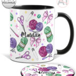 personalised crochet lover mug gift