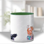 cute cats sewing and crafting personalised mug and/or coaster gift