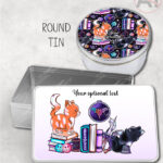 cute cats sewing and crafting personalised stationery pencil sweet treat tin